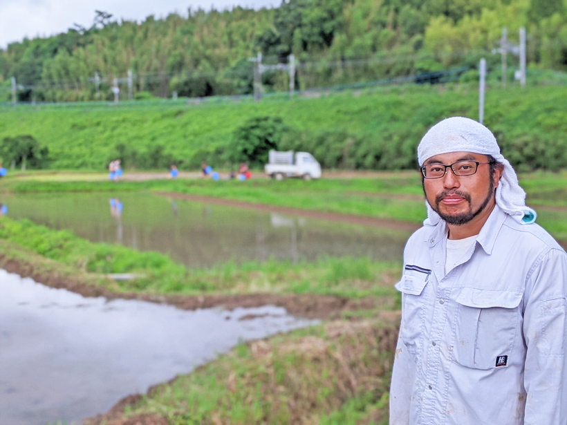 自然栽培米ミナミニシキを作る縄田さんが田植え体験に寄せる想い